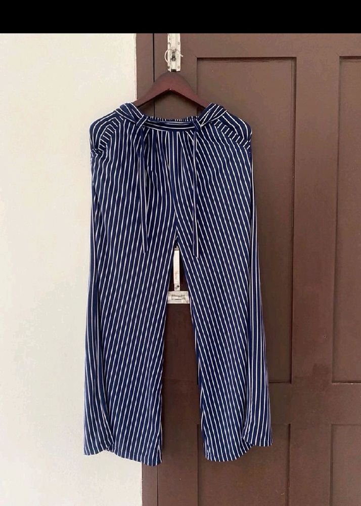 🛑Price Drop Striped Paper Bag Trousers