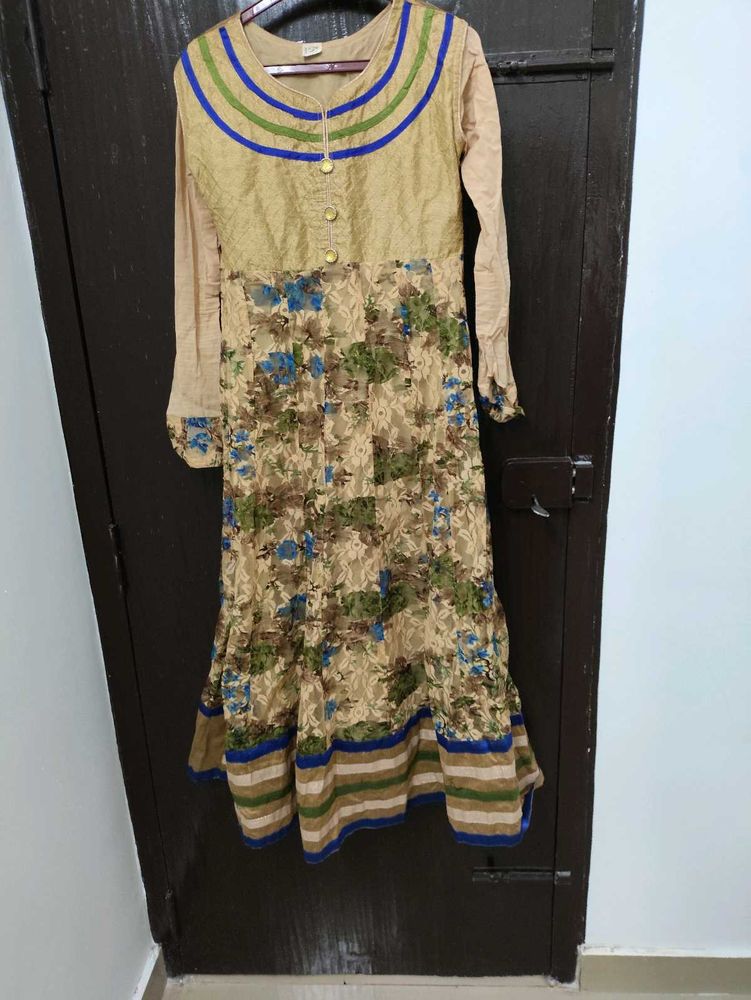 Elegant Floral Print Kurta