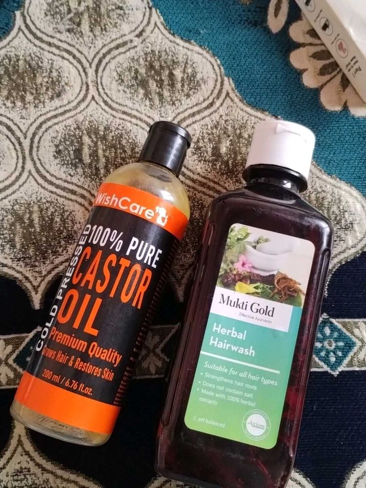 WishCare &amp; Mukti Gold Hair Set