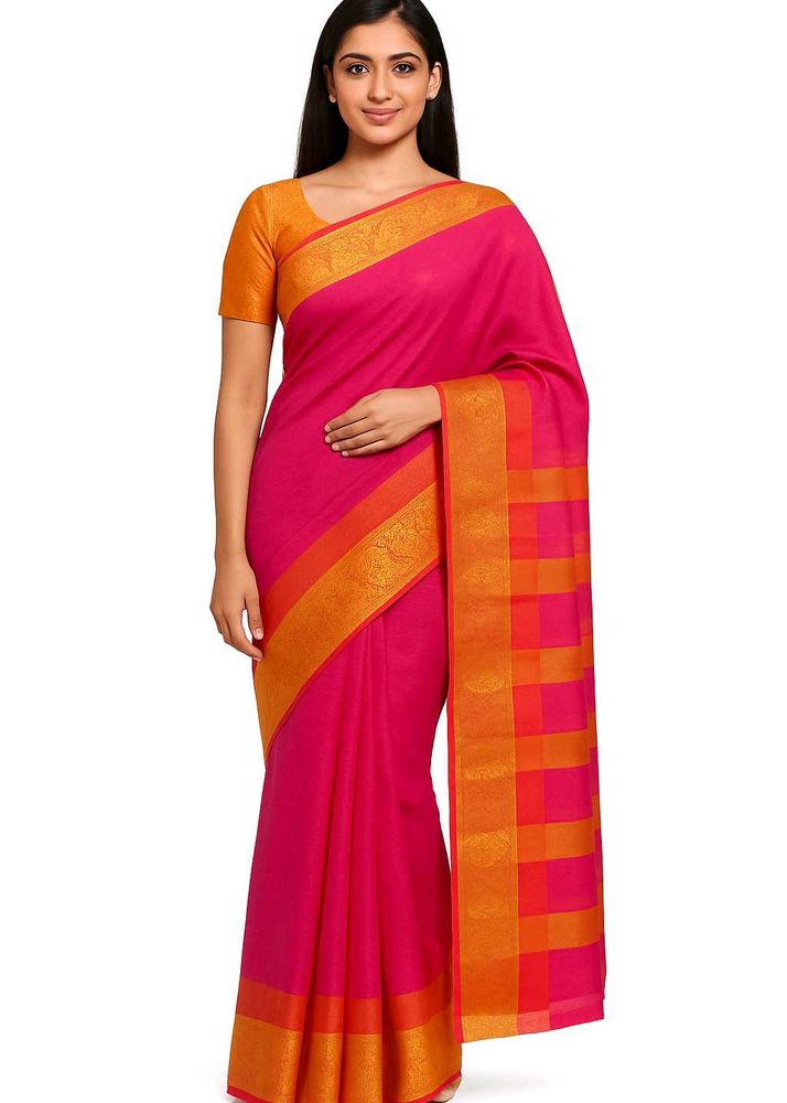 Elegant Pink Saree