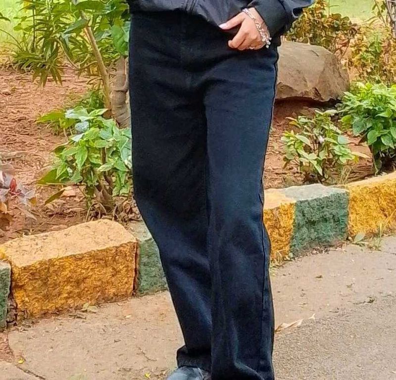 Straight Black Jeans