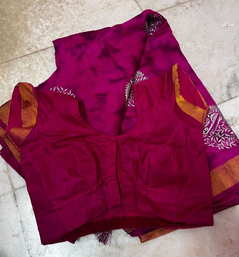 2 sarees combo with Blouses