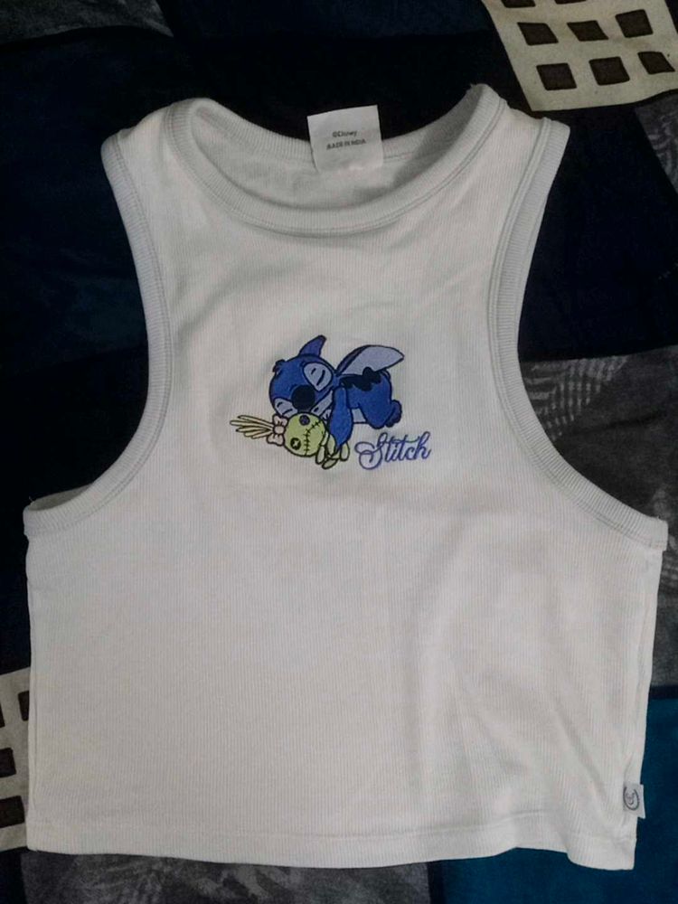 Cute Stitch Crop Top