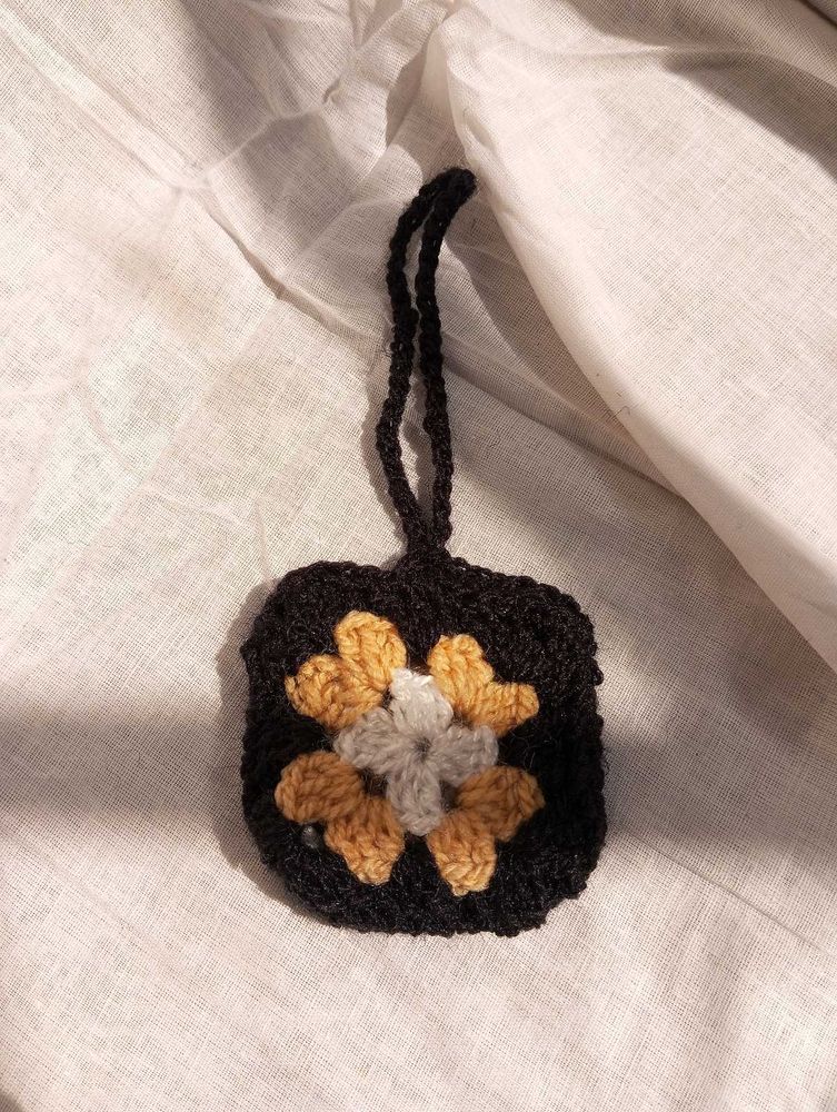 Handmade Crochet Earbuds Case