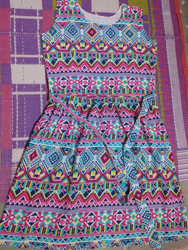 Colorful Girls&#39; Dress