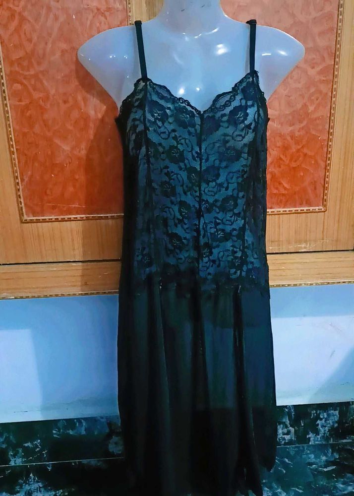 Black Lace Nightgown