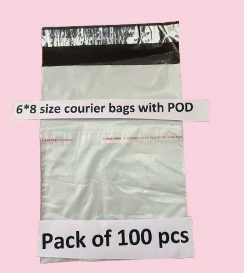 6x8 Courier Bags - 100 Pack with POD