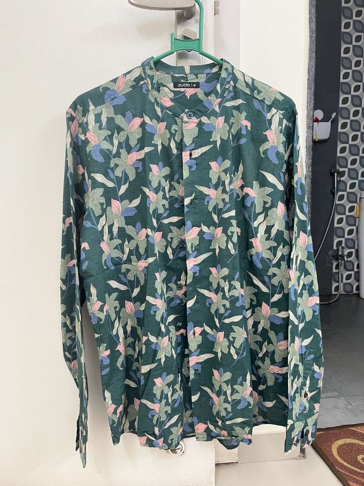 Floral Print Casual Shirt