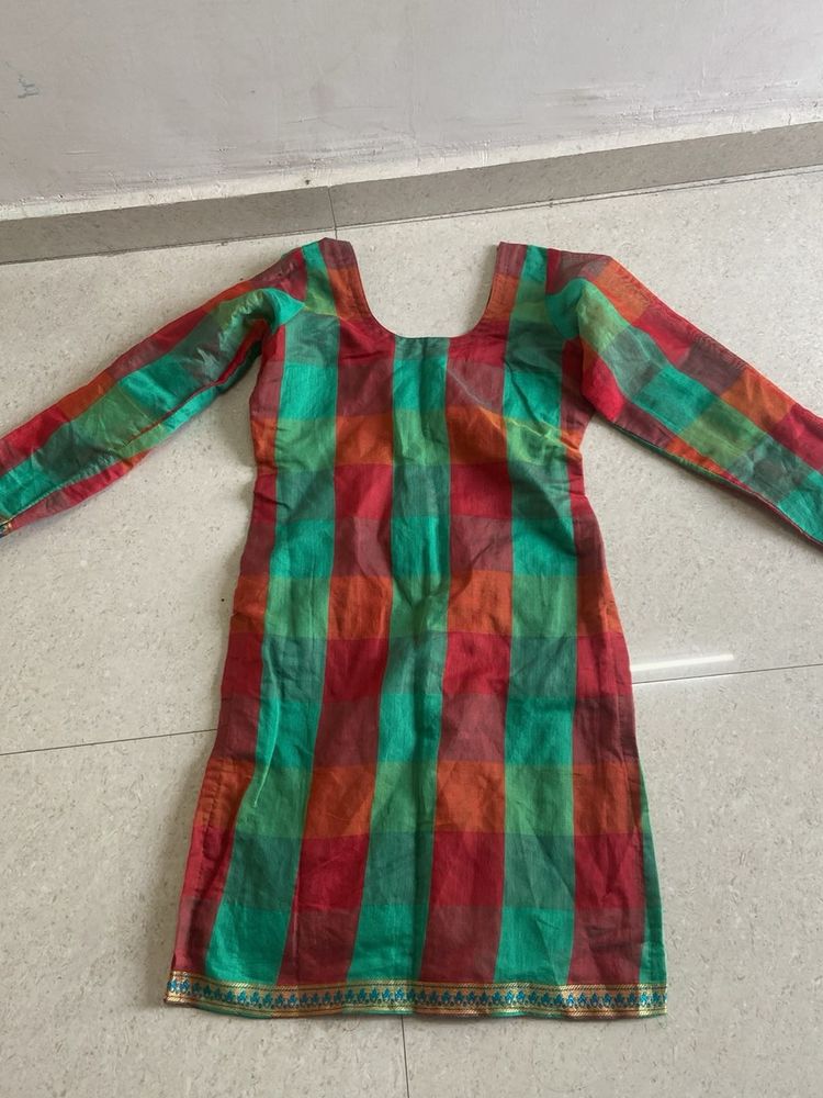 Checked Kurta