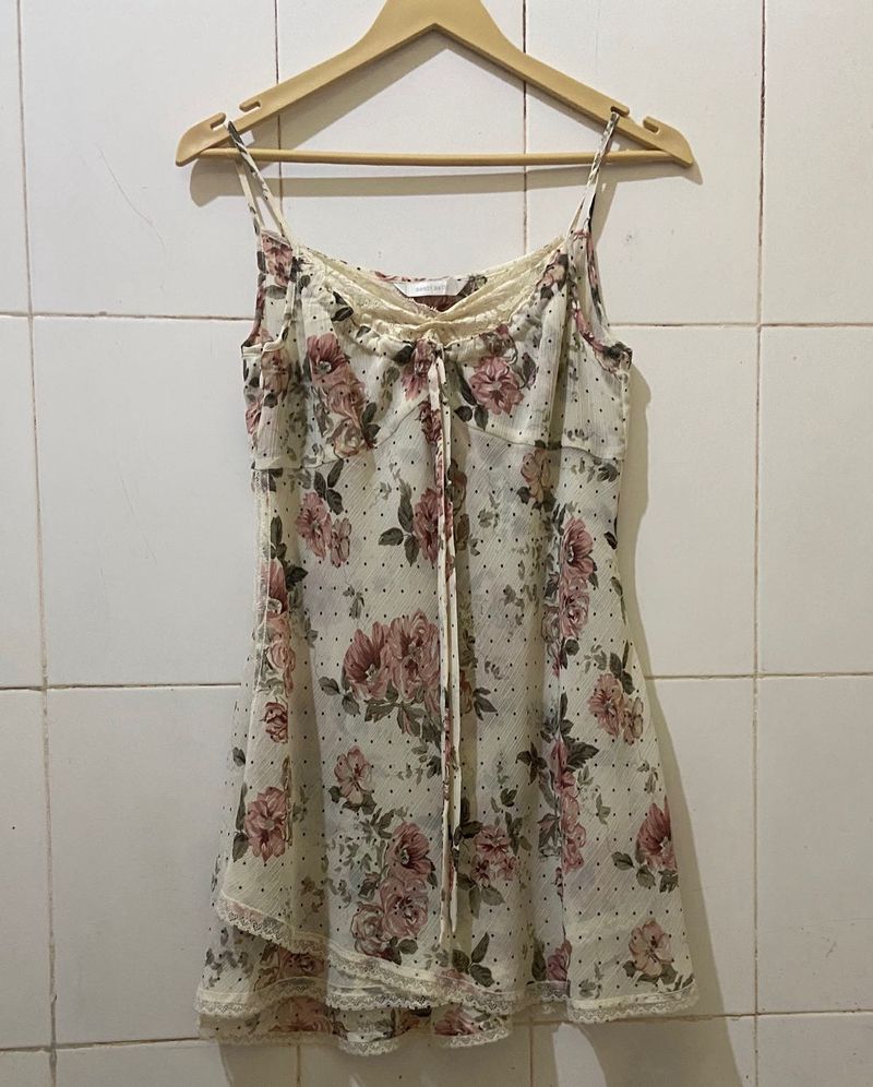 Y2K Floral Top