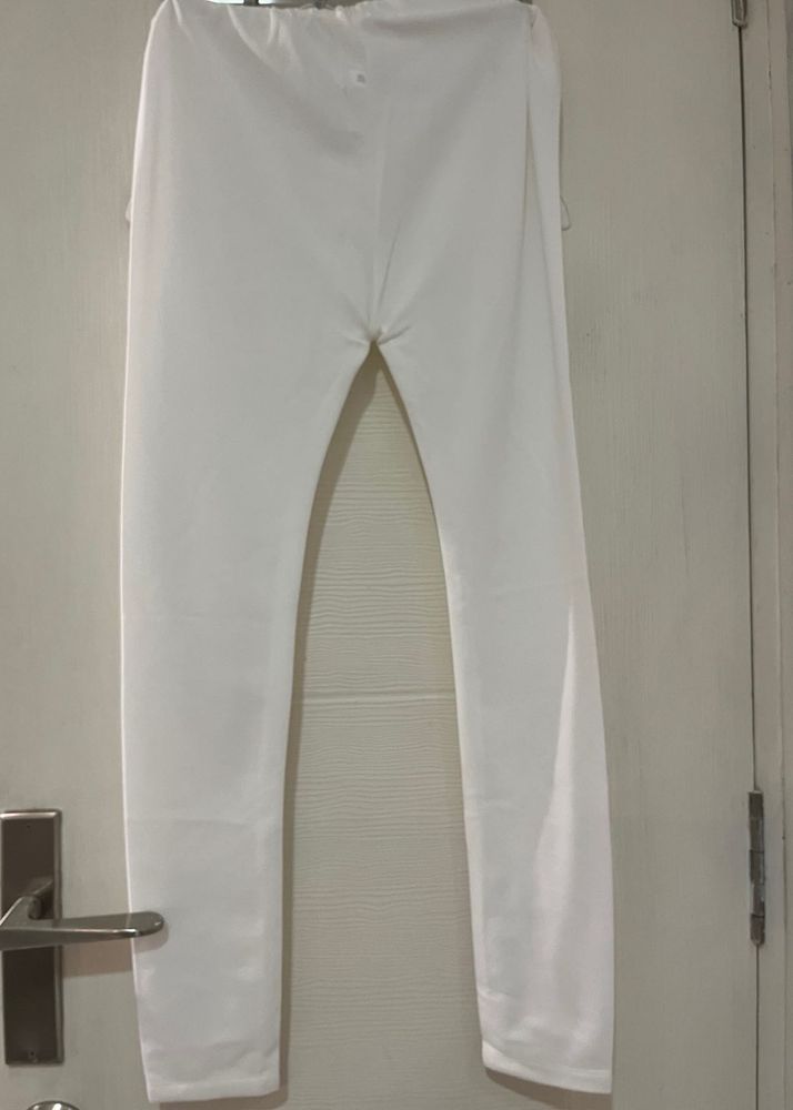 New White Leggings- Size 34
