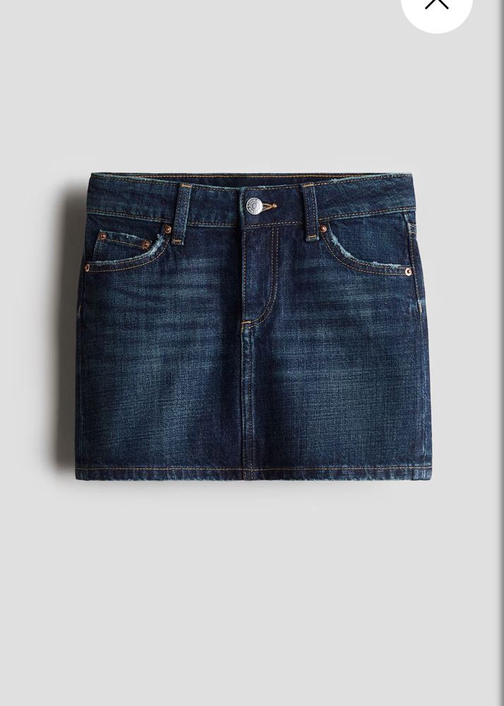 Denim Mini Skirt