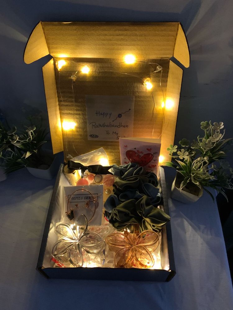 Lightning Rakhi Gift Hamper With 12 Items