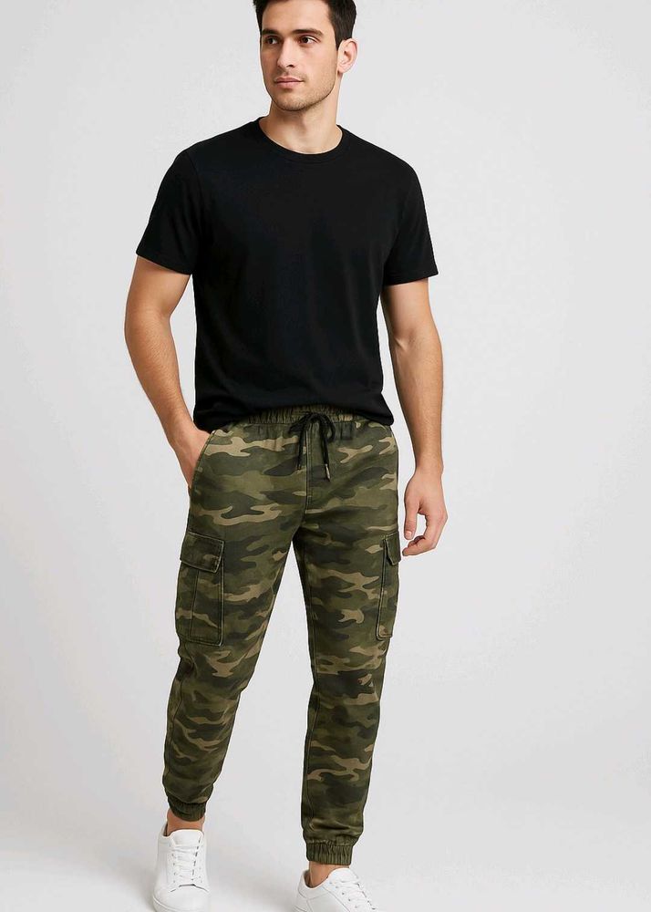 Turkiye Camo Print Cargo Joggers