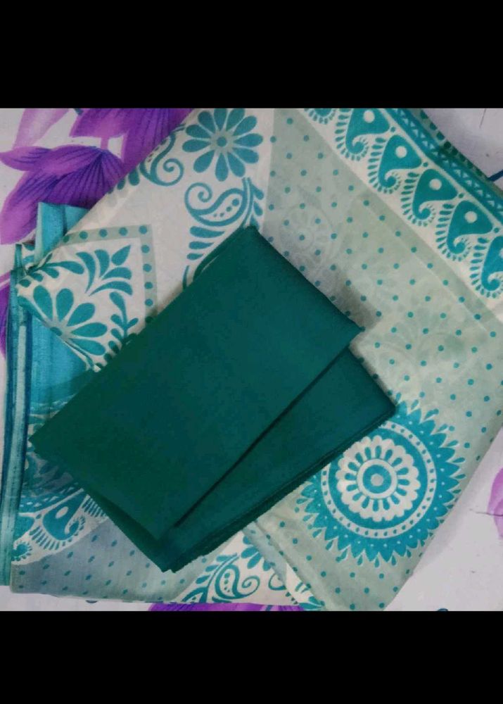 saree with blouse piece