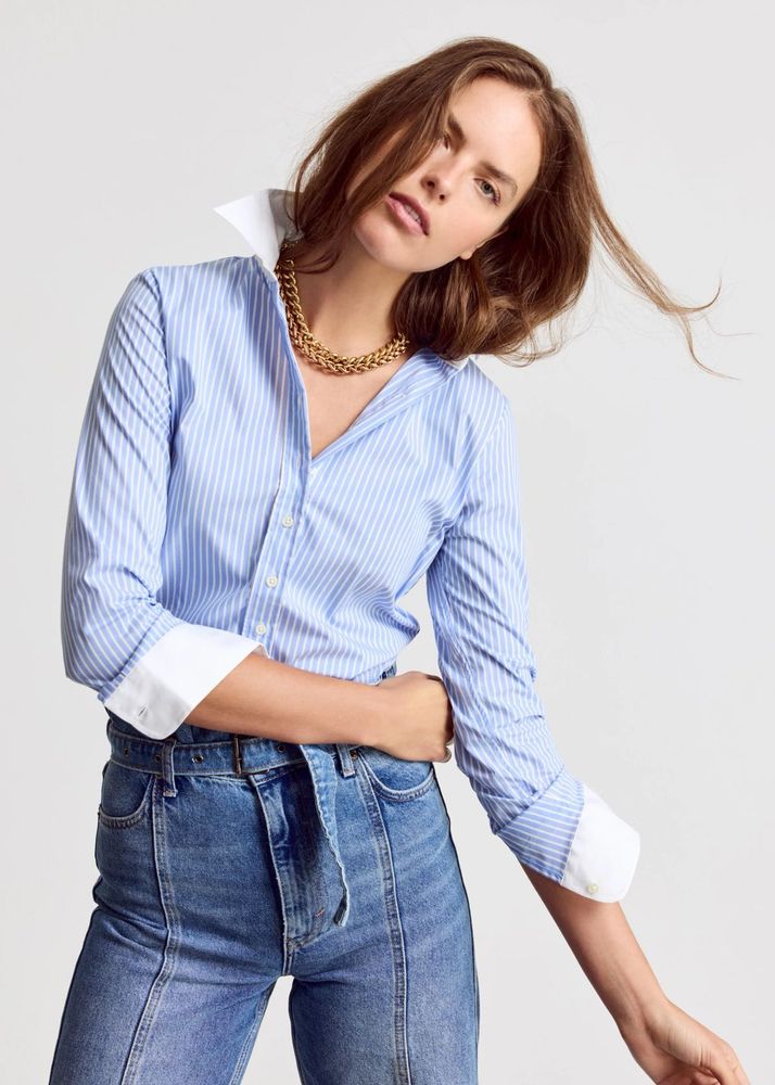 ZARA Pintresty fitted shirt for women