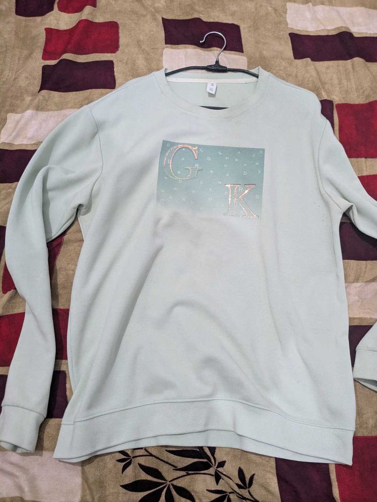 Stylish Light Green Sweatshirt