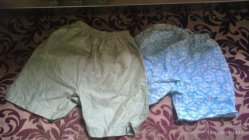 Comfy Printed Shorts (Set of 2)