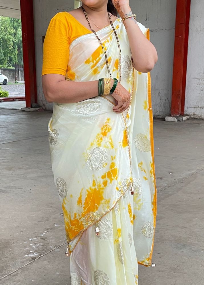 Dola Silk Shibori Saree