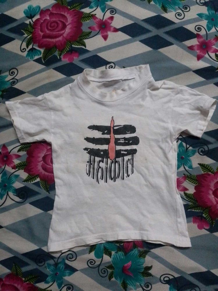 White Printed T-shirt