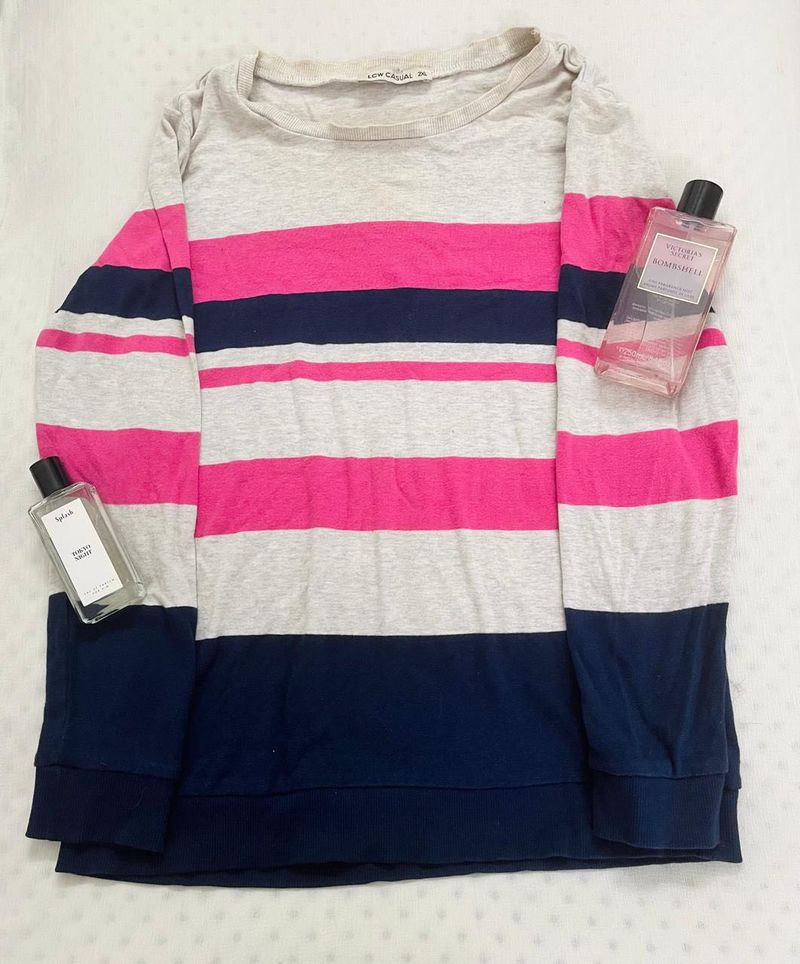 LCW Casual Multi Coloured Sweatshirt