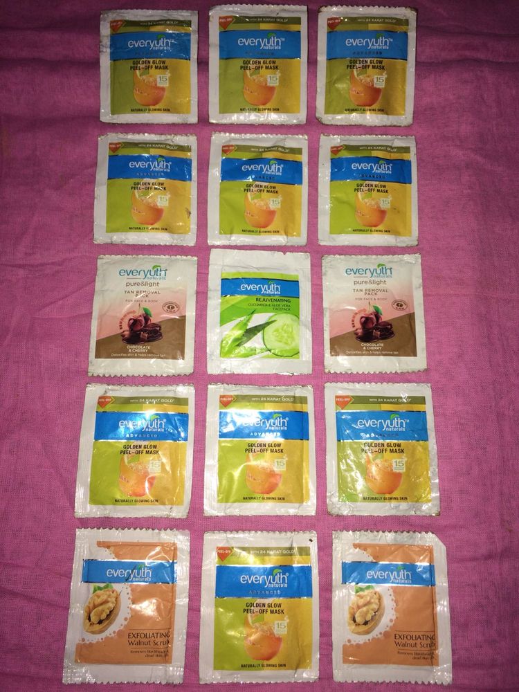 PEEL-OFF MASK, SCRUB &amp; FACEPACK