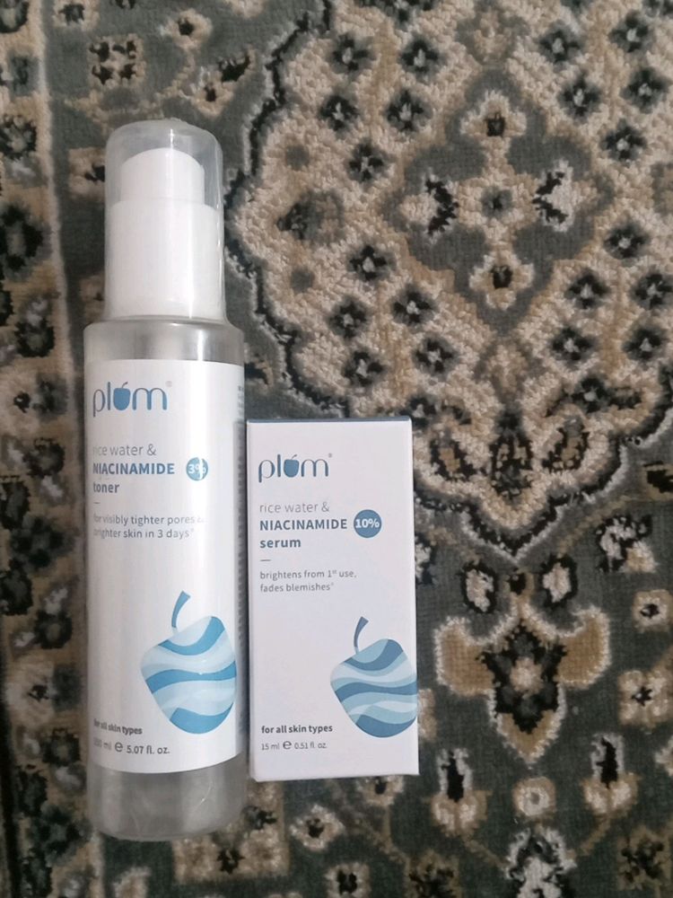 Niacinamide Serum And Toner