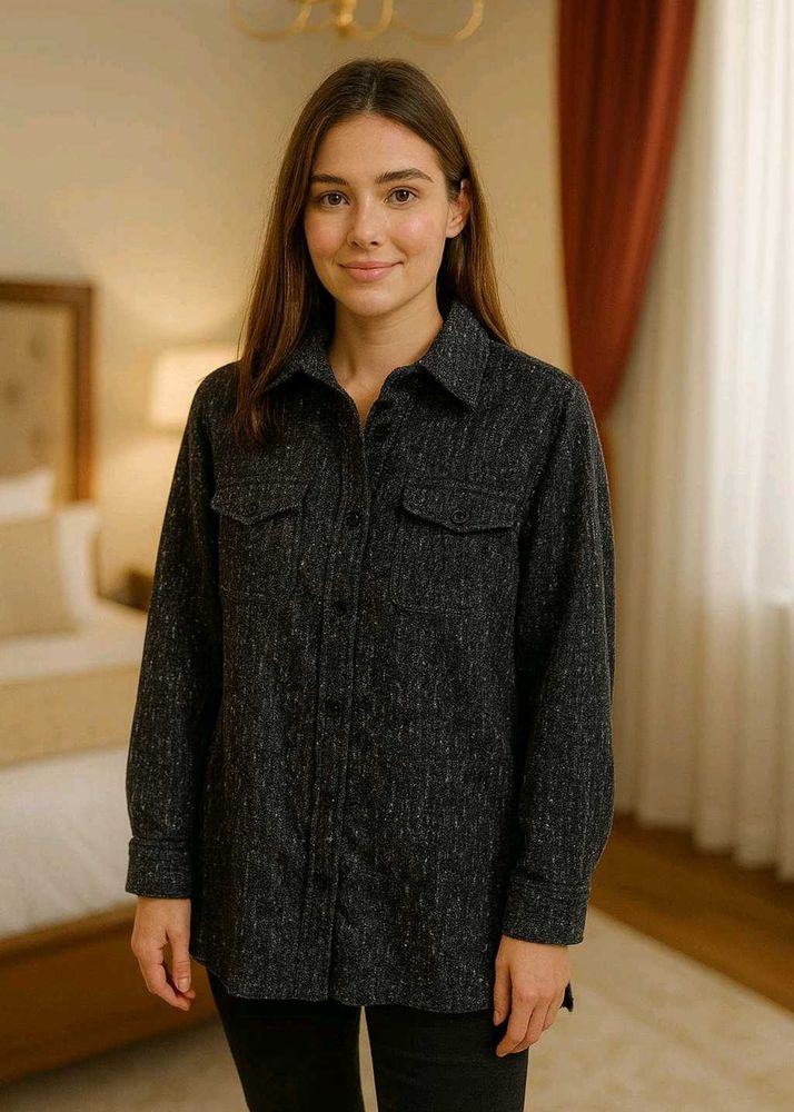 Stylish Women's Shirt Jacket