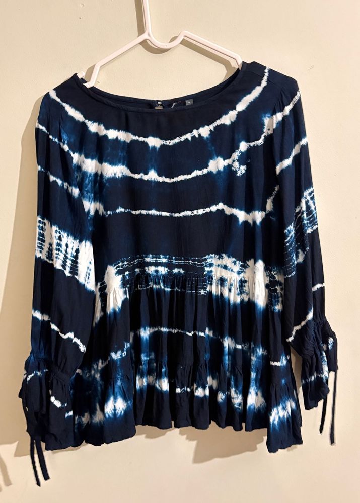 Tie-Dye Print Top