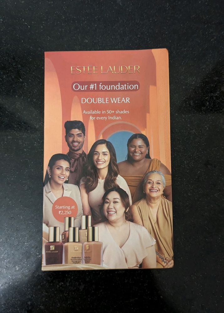 Estee Lauder Double Wear Foundation Sample Card