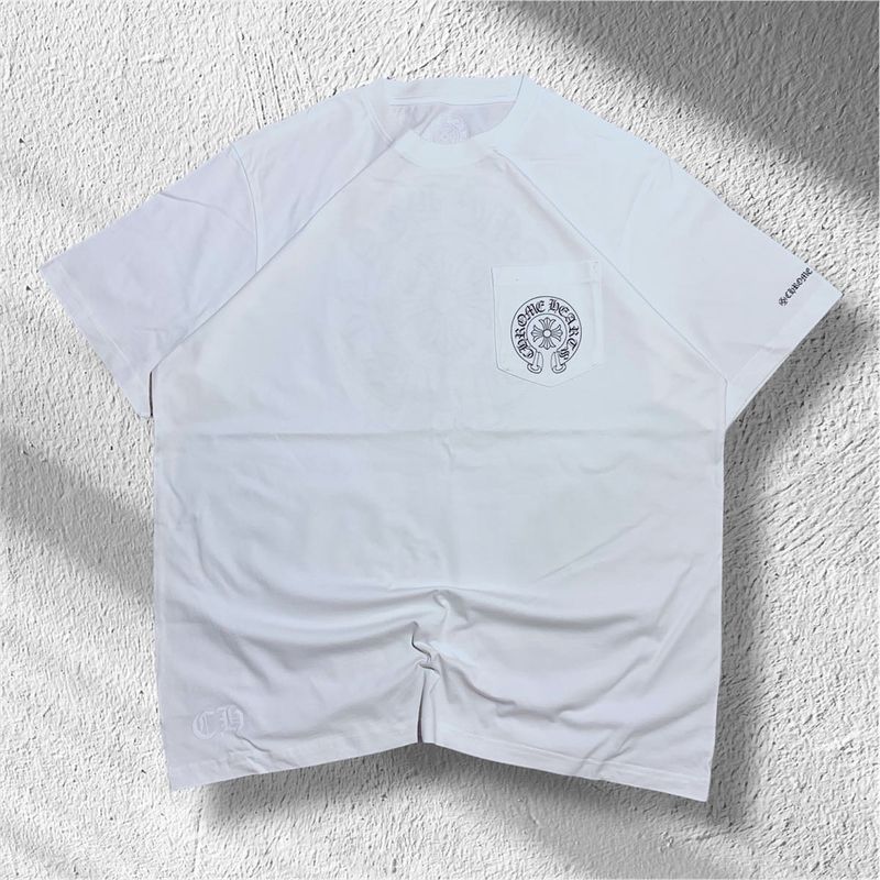 Chrome Hearts White Pocket Tee(Authentic)