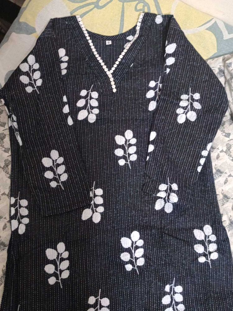 Floral Print Kurta