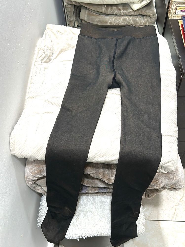 Comfy fleece lined winter stockings