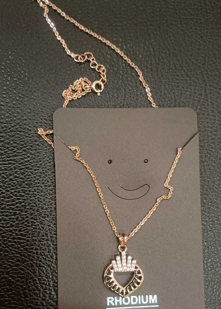 Pure Silver Chain Heartin Dollar