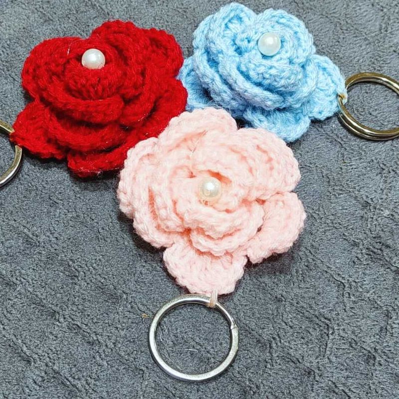 Crochet keychain