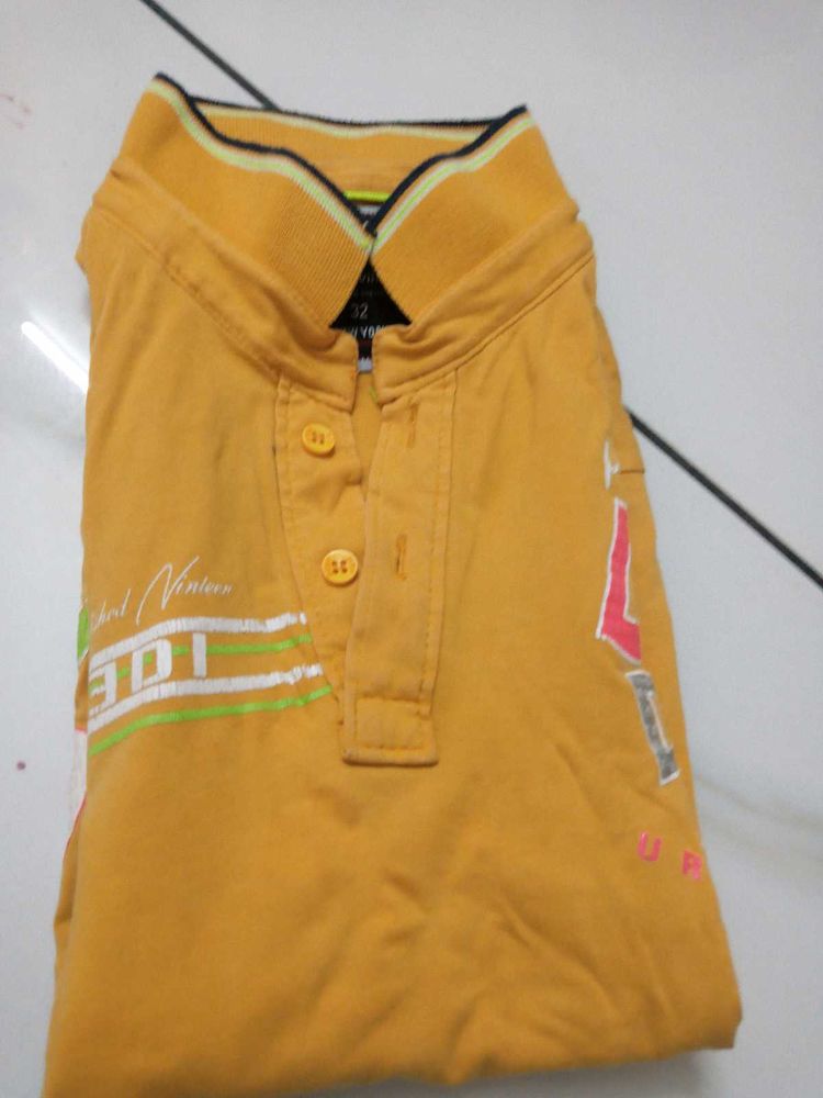 Yellow Polo T-Shirt