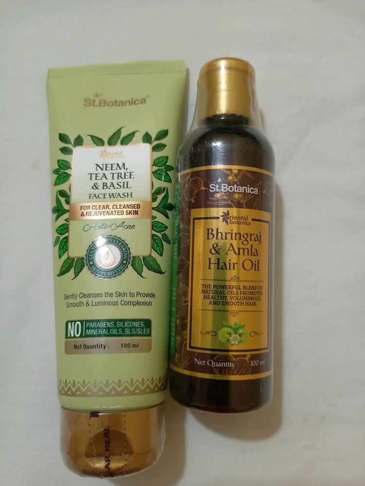 Facewash &amp; Hair Oil