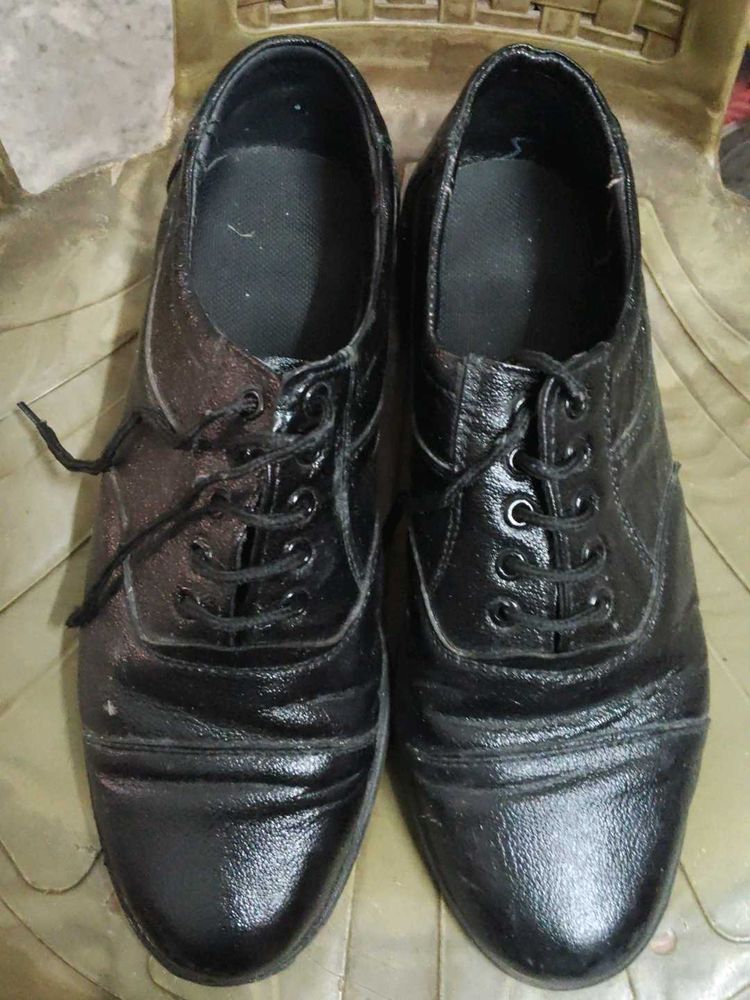 Classic Black Leather Formal Shoes