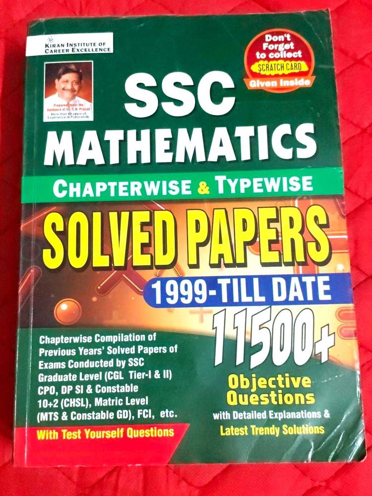 SSC MATHEMATICS Previous Year SOLVED PAPERS