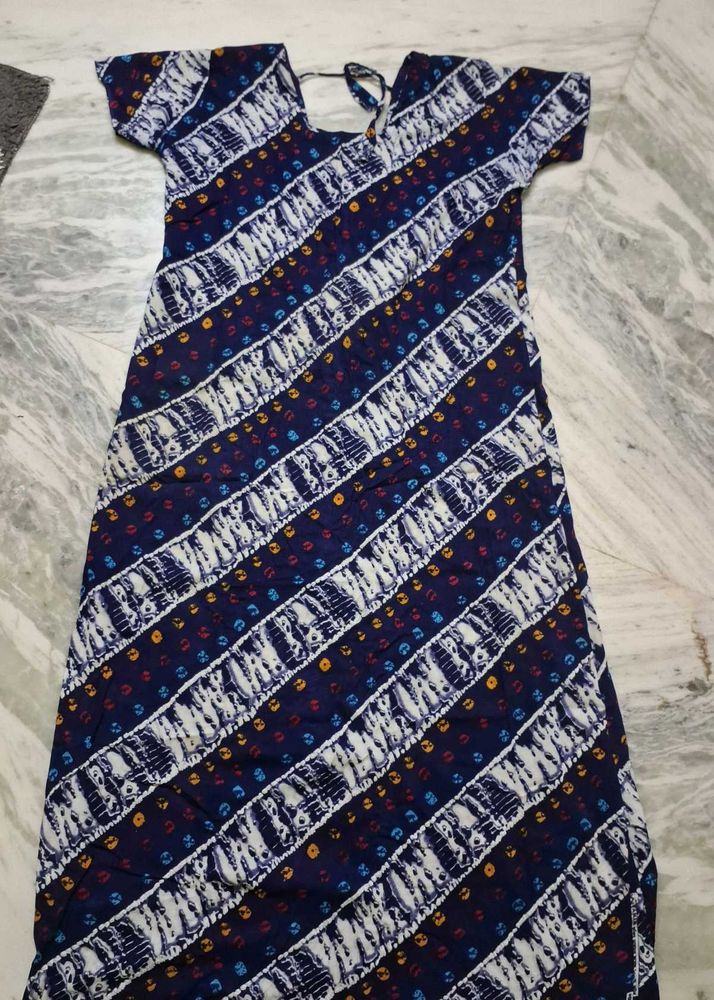 Pure cotton nighty....