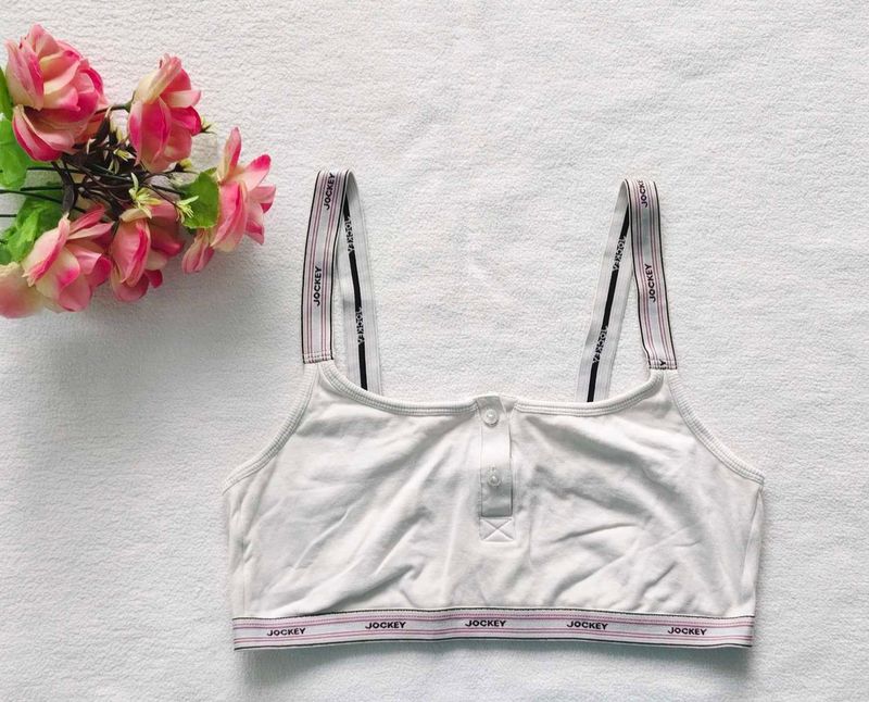 White Jockey Bra