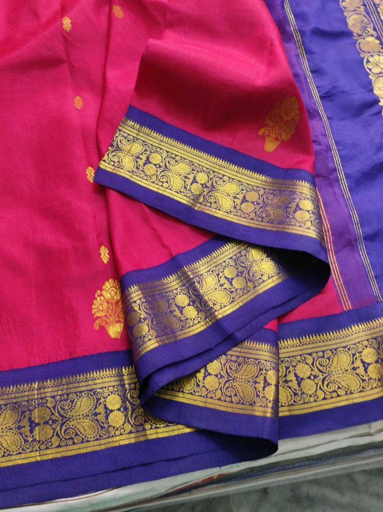 Red &amp; Blue Saree
