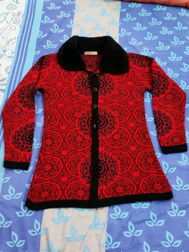 Red Sweater Partywear