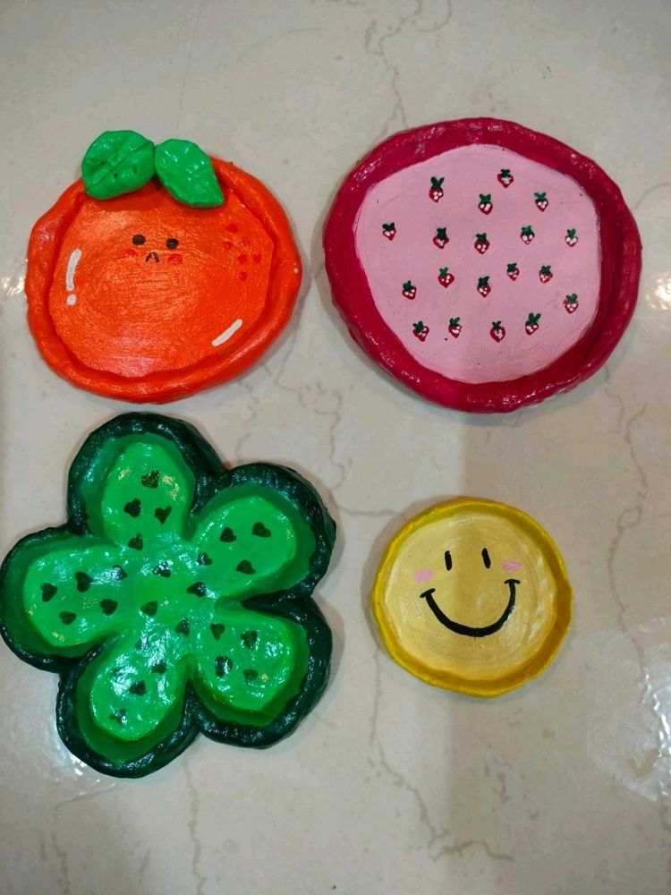 Cute Clay Trinket Dishes