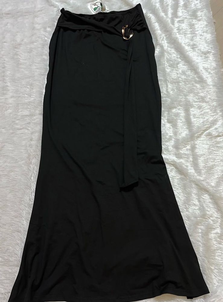 Elegant Black Maxi Skirt