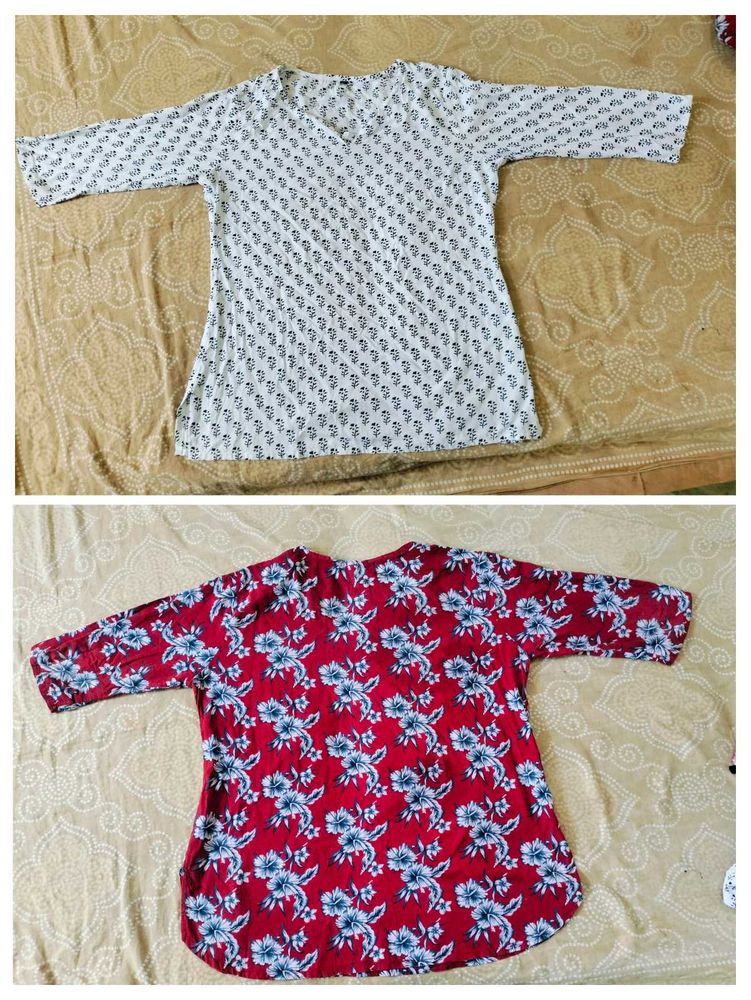 Floral Print Tunics  With Freebies