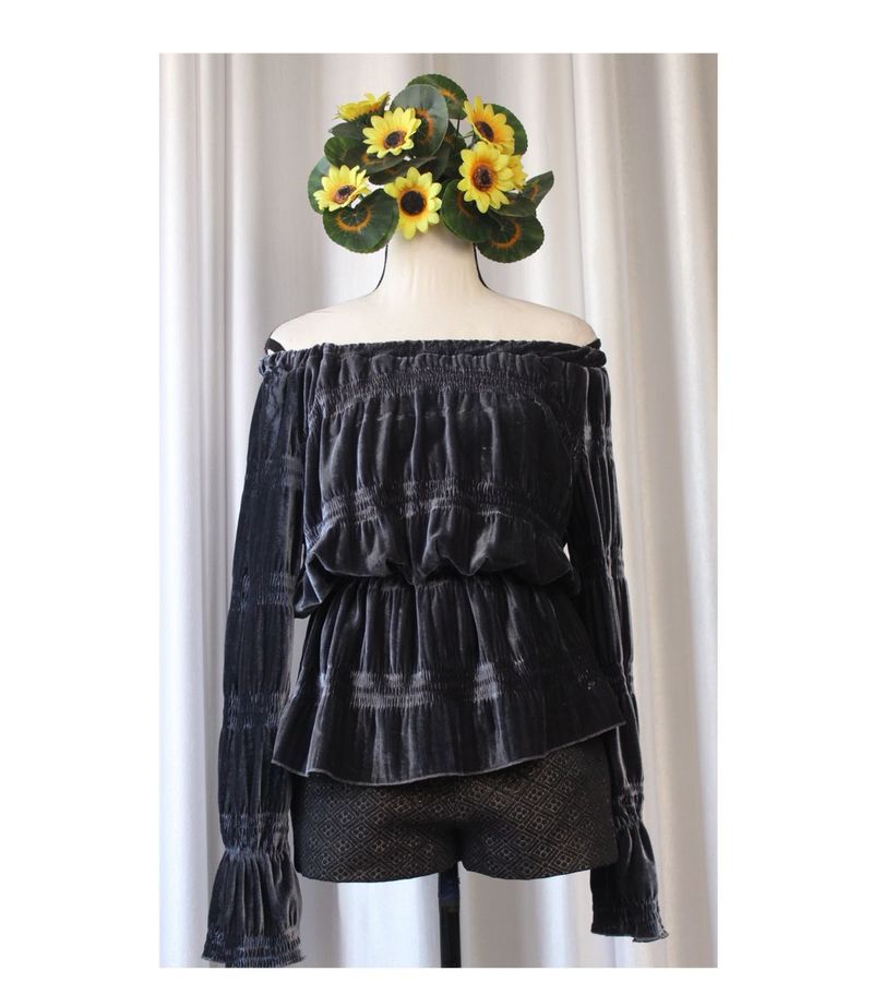 Korean Velvet Top