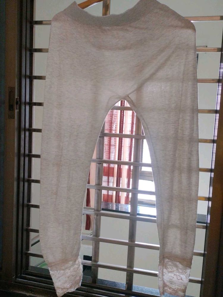 Lace Trim Leggings