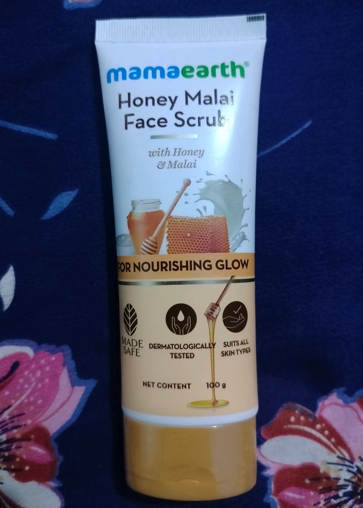 Mamaearth Honey Malai Face Scrub