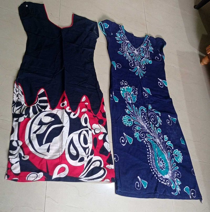 Cotton Kurti, Set Of 2